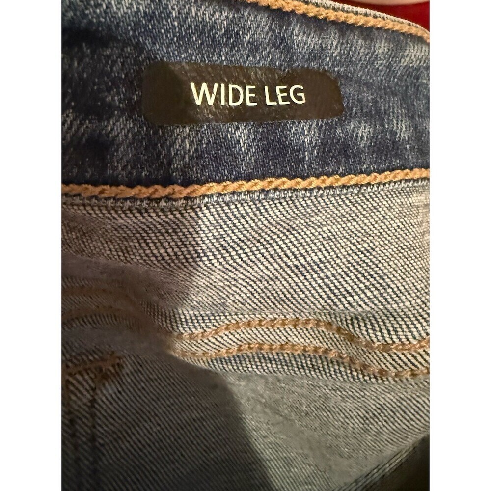 Judy Blue Jeans Womens Size M Blue High Rise Distressed Straight Crop - Picture 12 of 16